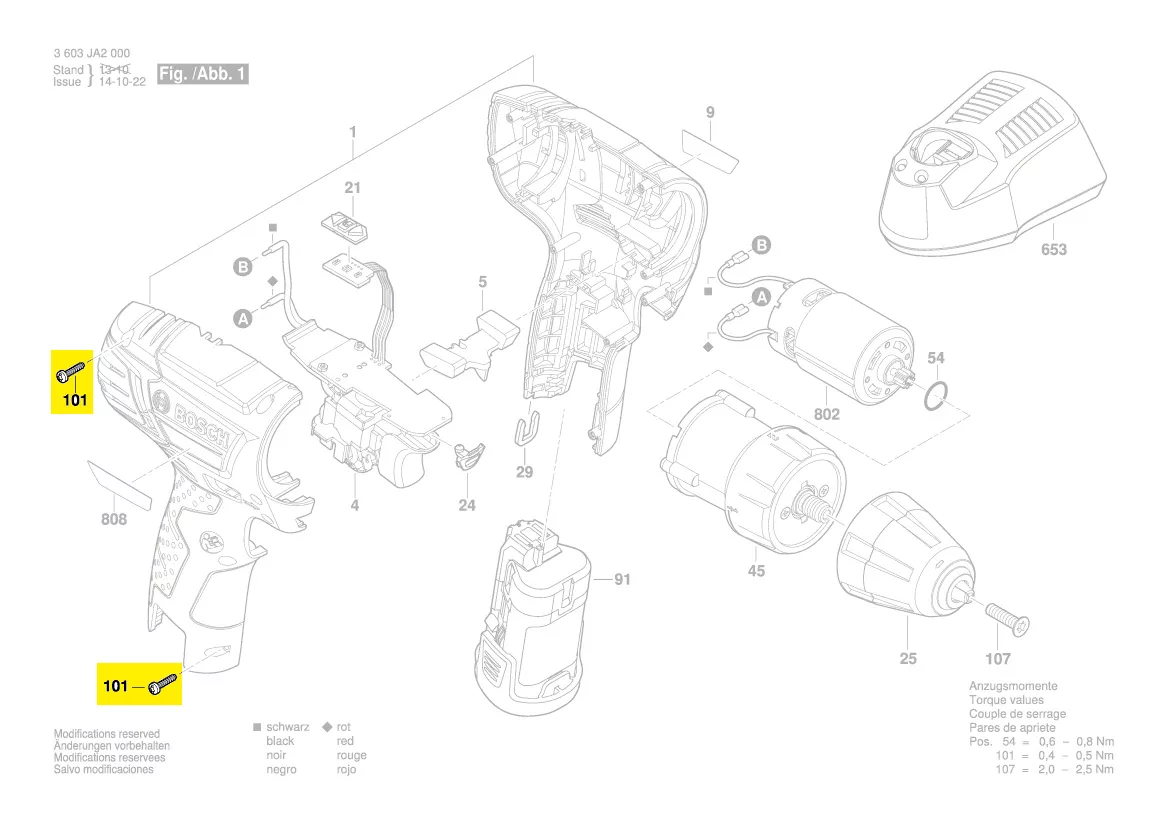 Vis réf. 2 609 110 361 BOSCH